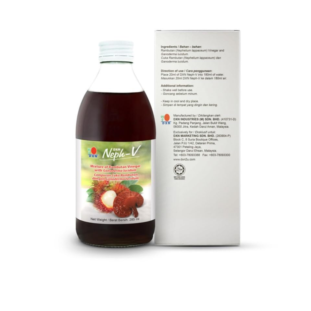 DXN Neph V Vinagre de rambutan con Ganoderma