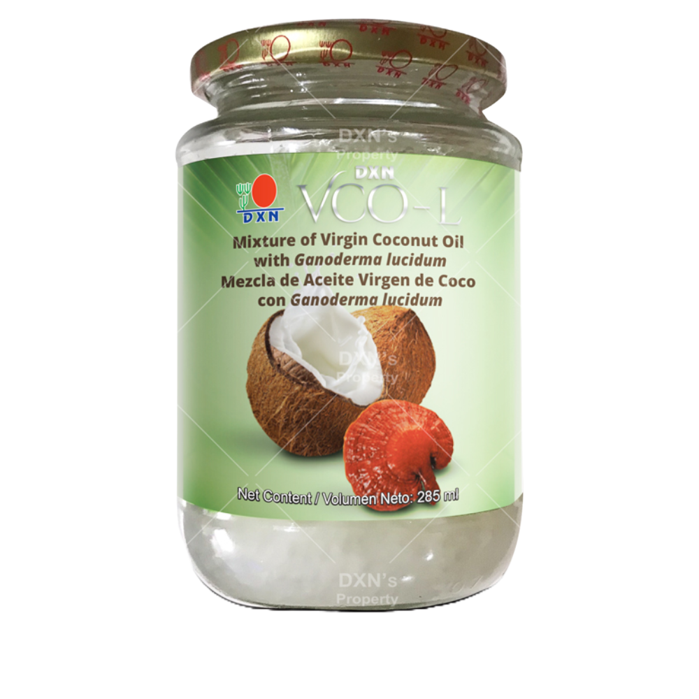 DXN VCO L 285 ml Aceite de Coco Virgen con Ganoderma